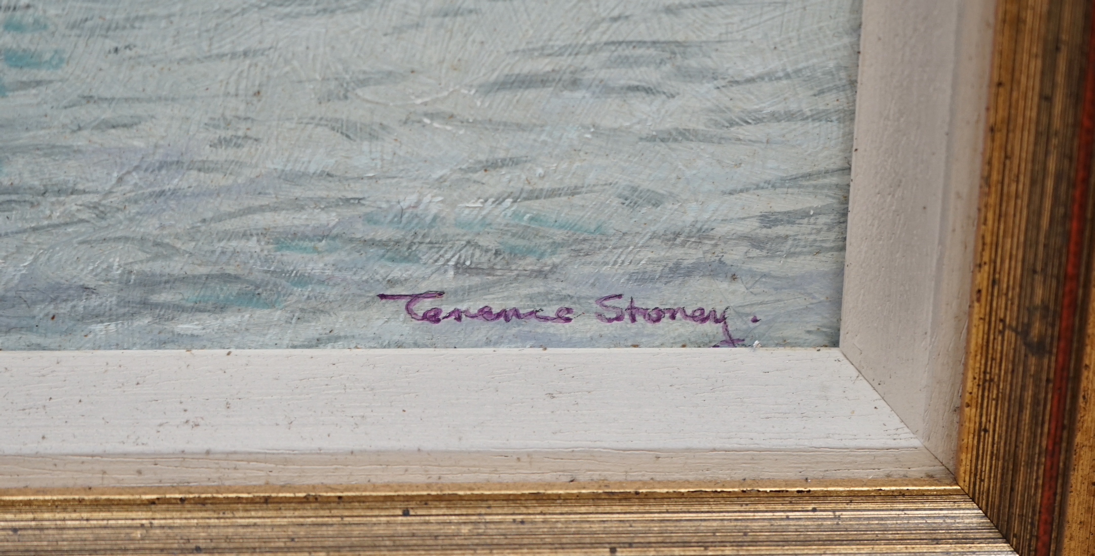 Terence Storey (b.1923-), oil on board, Tug boat in Falmouth harbour, signed, 23 x 29cm